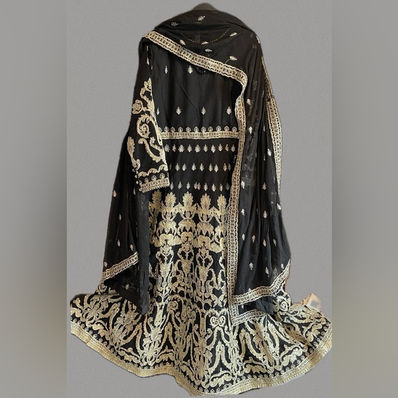 Asim jofa Maria b Pakistani shalwar kameez sana safinaz baroque designer dress - Picture 3 of 15